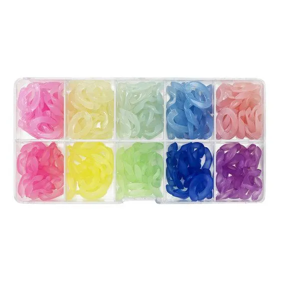 Chain links summer miks – 165 matte og blanke ledd for å lage armbånd og halskjeder