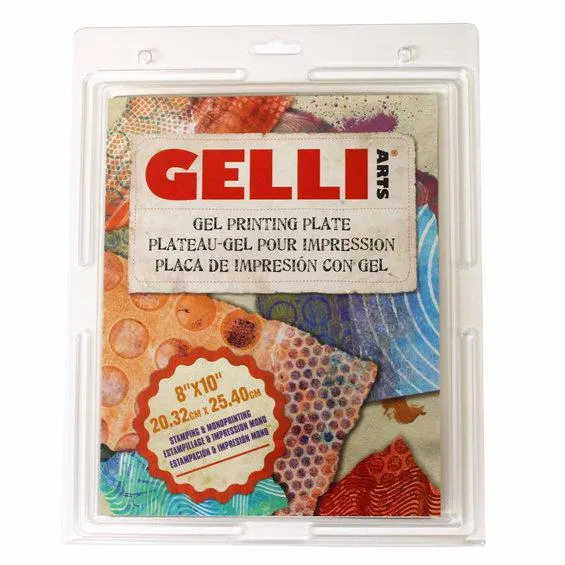 Gelli Arts rektangulær plate 20,3,4×25,4 cm / 8×10 tommer