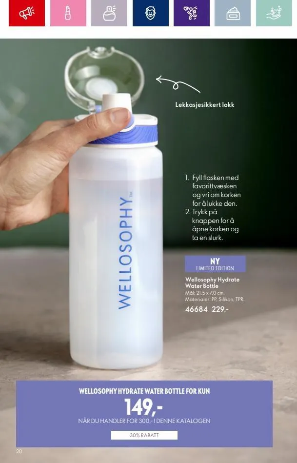 Oriflame kundeavis til 12.09.2023 fra 31. august til 12. september 2023 - kundeavisside 20