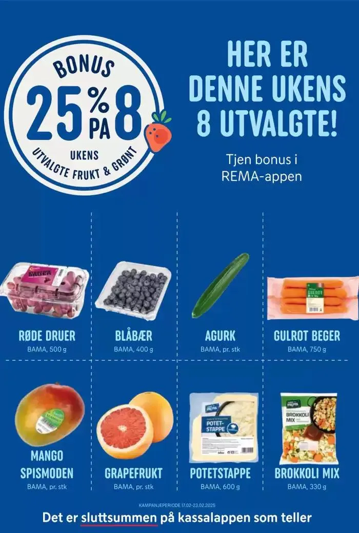 Spesialtilbud for deg fra 16. februar til 22. februar 2025 - kundeavisside 7