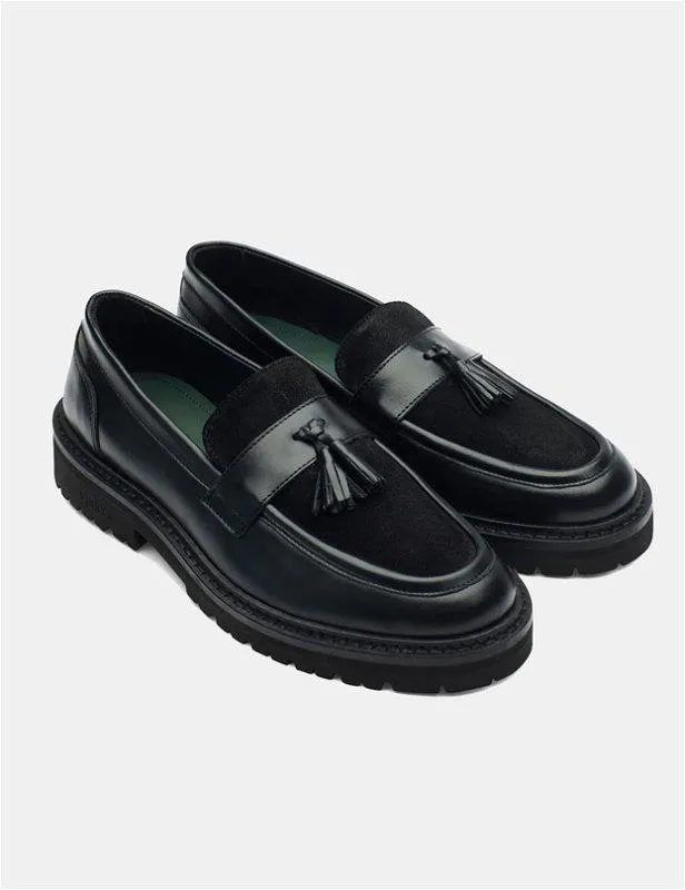 Richee tassell svarte loafers