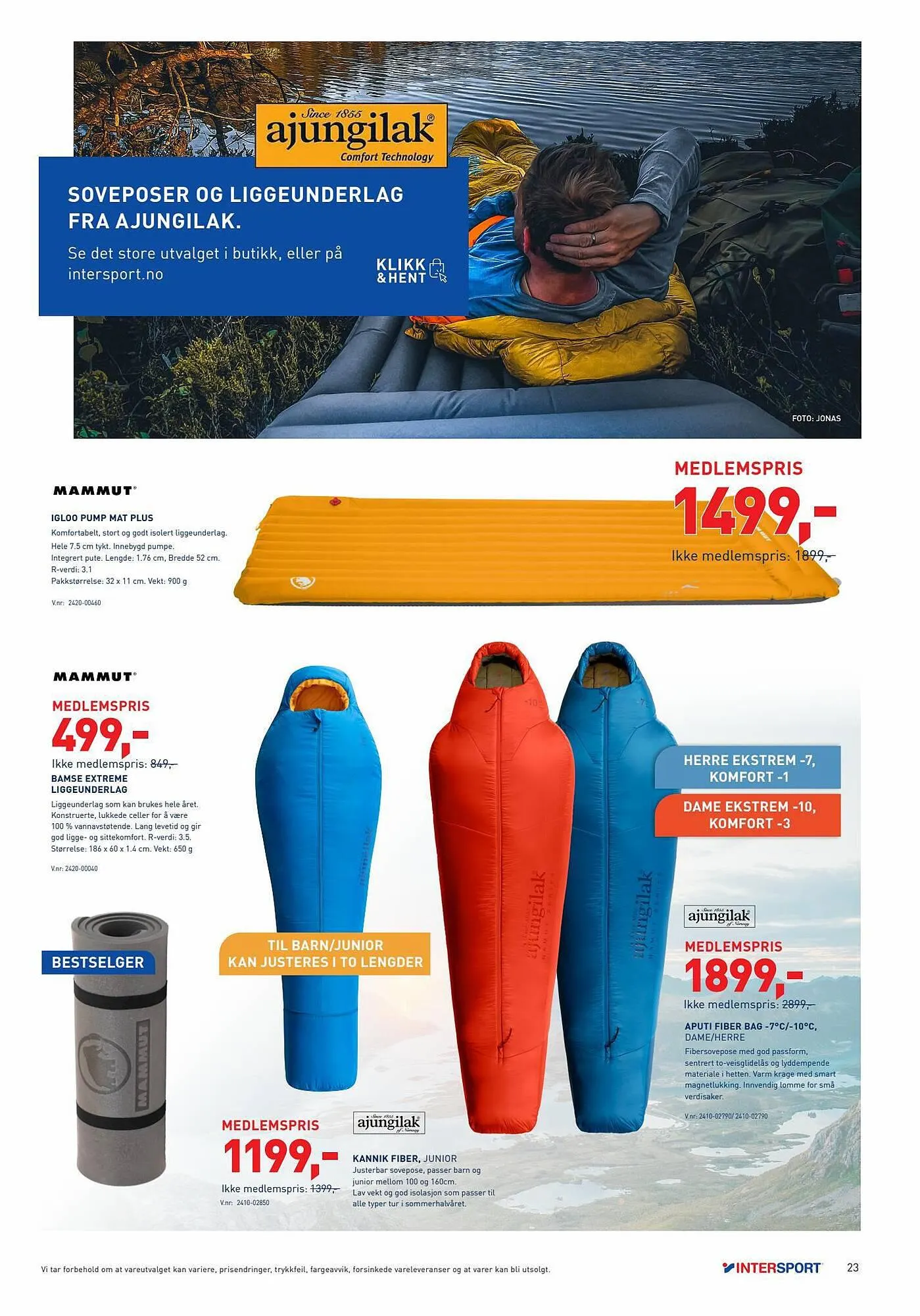 Intersport Kundeavis fra 18. september til 30. september 2023 - kundeavisside 23