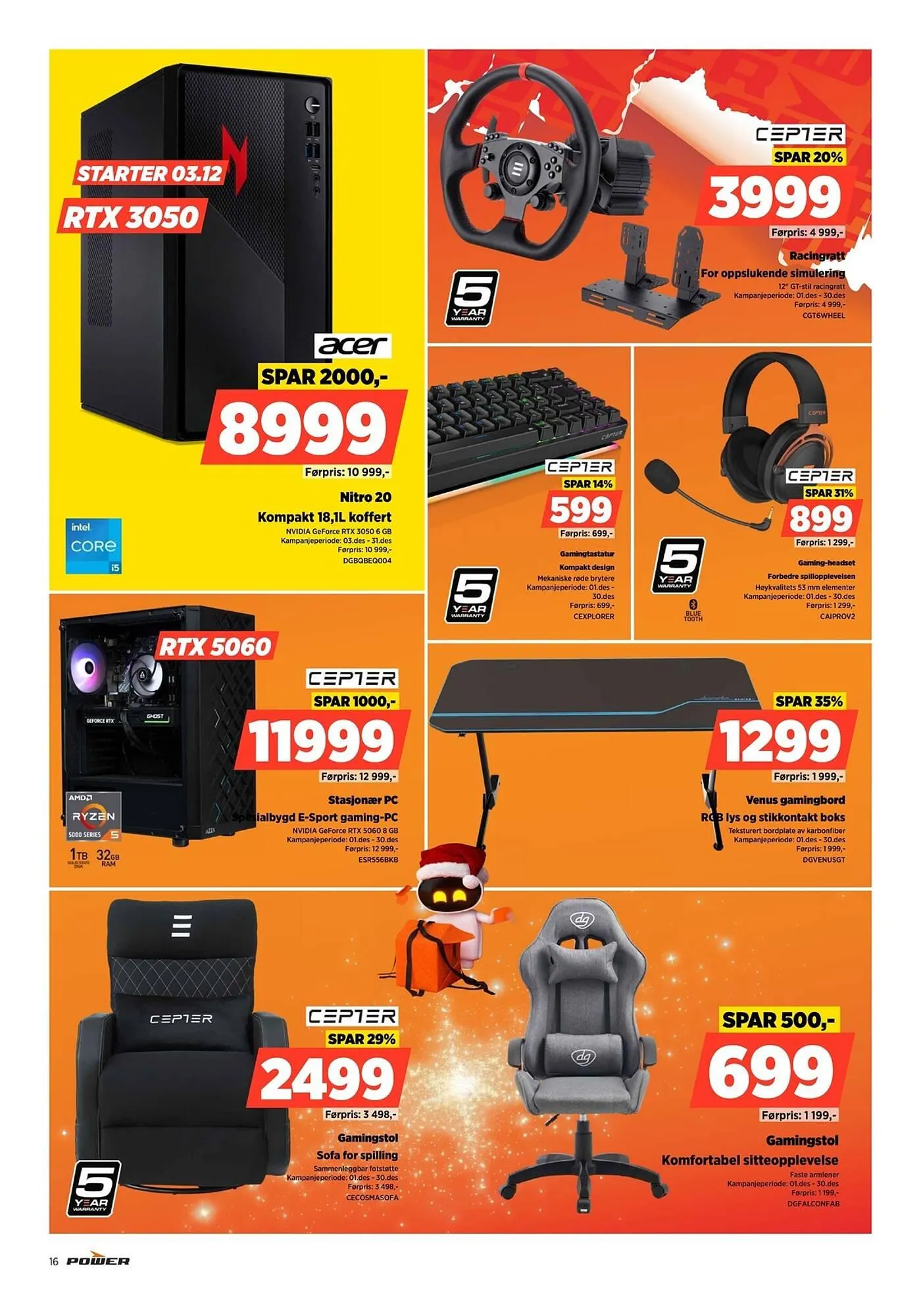 POWER kundeavis fra 1. desember til 7. desember 2025 - kundeavisside 16