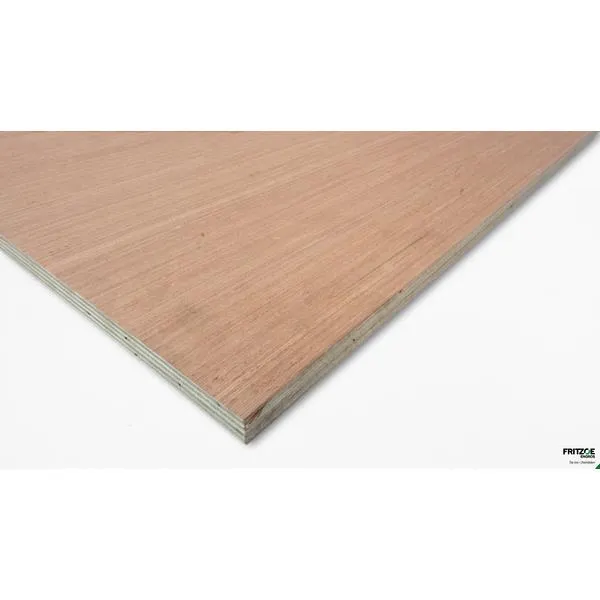 Kryssfiner Red Temperate 12x1220x2440 ubehandlet