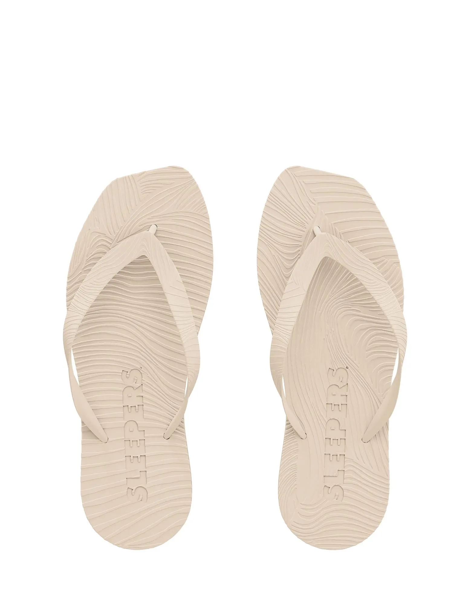 Tapered Platform Flip Flop Eggnog