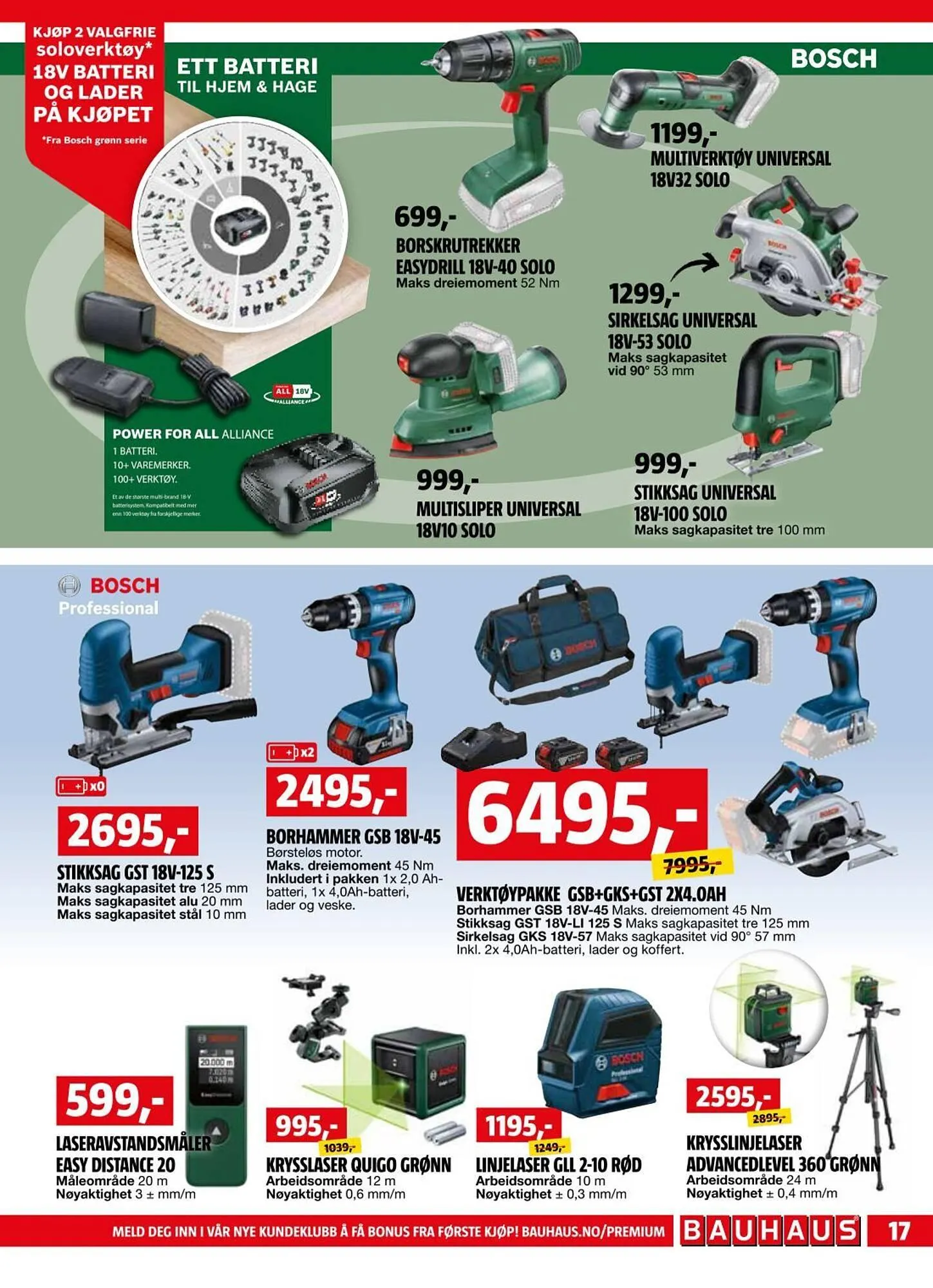 Bauhaus Kundeavis fra 3. mars til 16. mars 2025 - kundeavisside 17