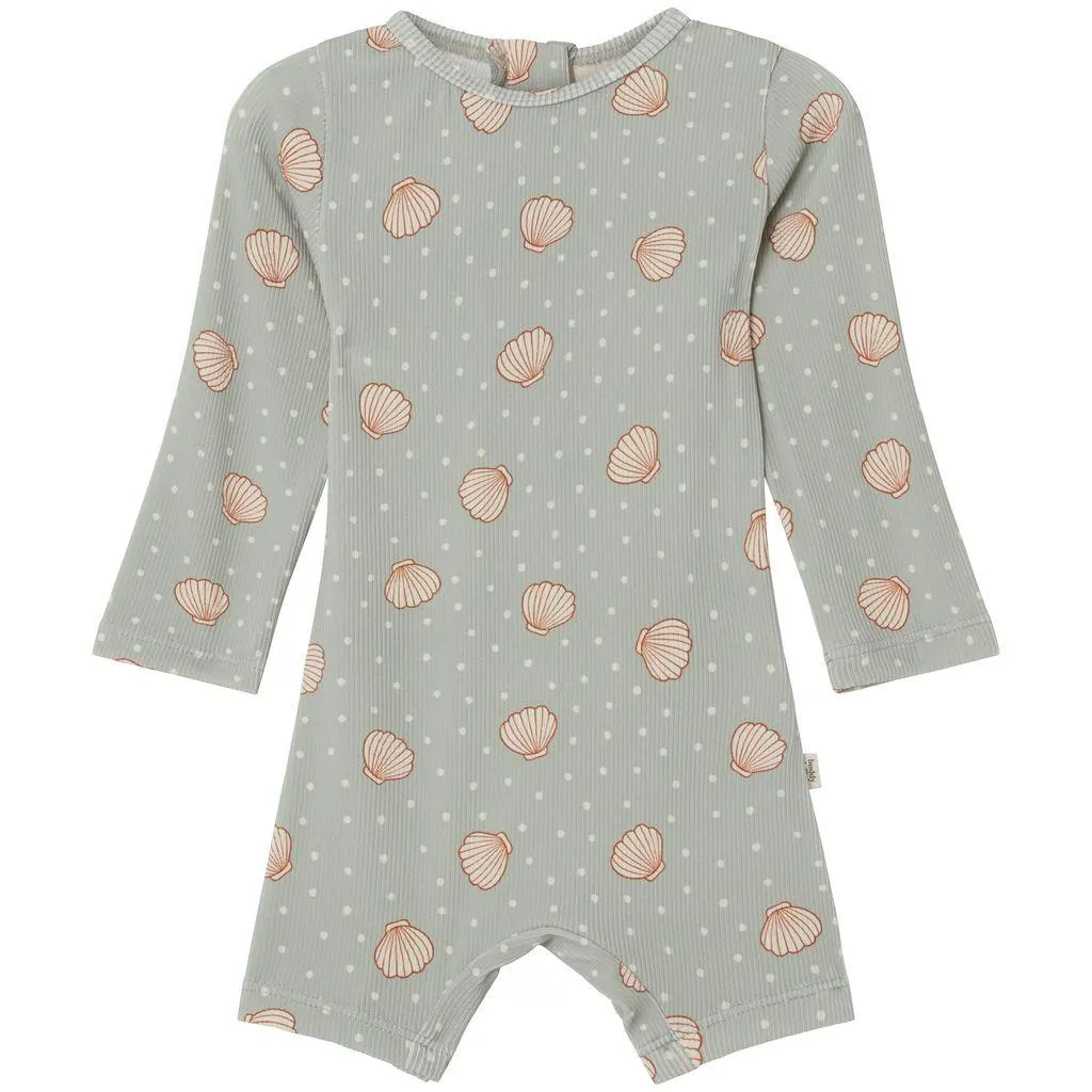 Billie Mønstret UV-drakt Med Skjeller Grønn