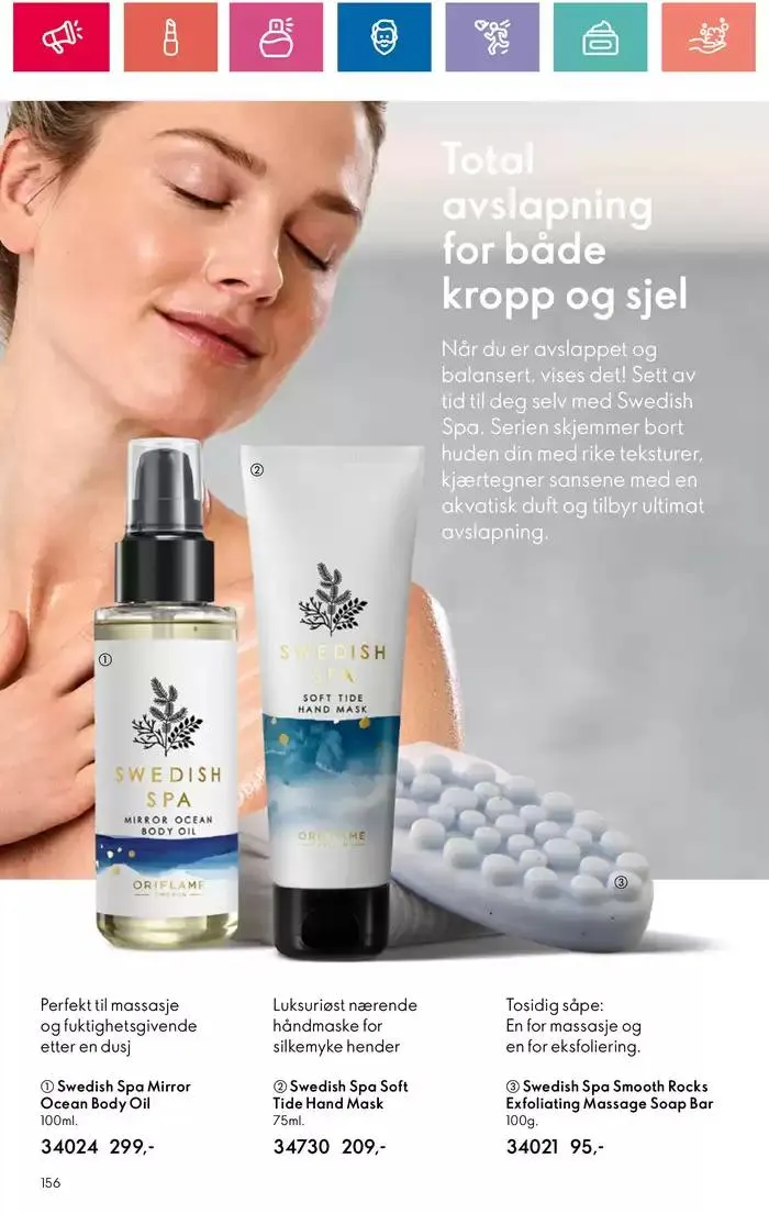 ORIFLAME Kundeavis fra 26. oktober til 9. november 2024 - kundeavisside 156