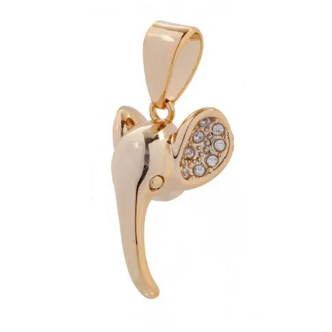 Elehead bling gold Clear