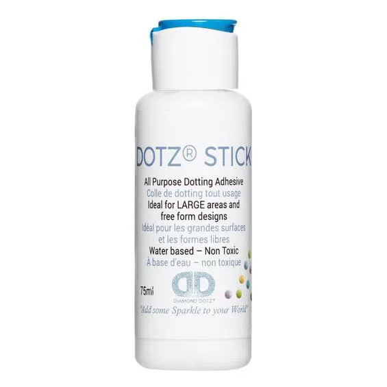 Diamond Dotz adhesive 75 ml, vannbasert lim for å skape fritt