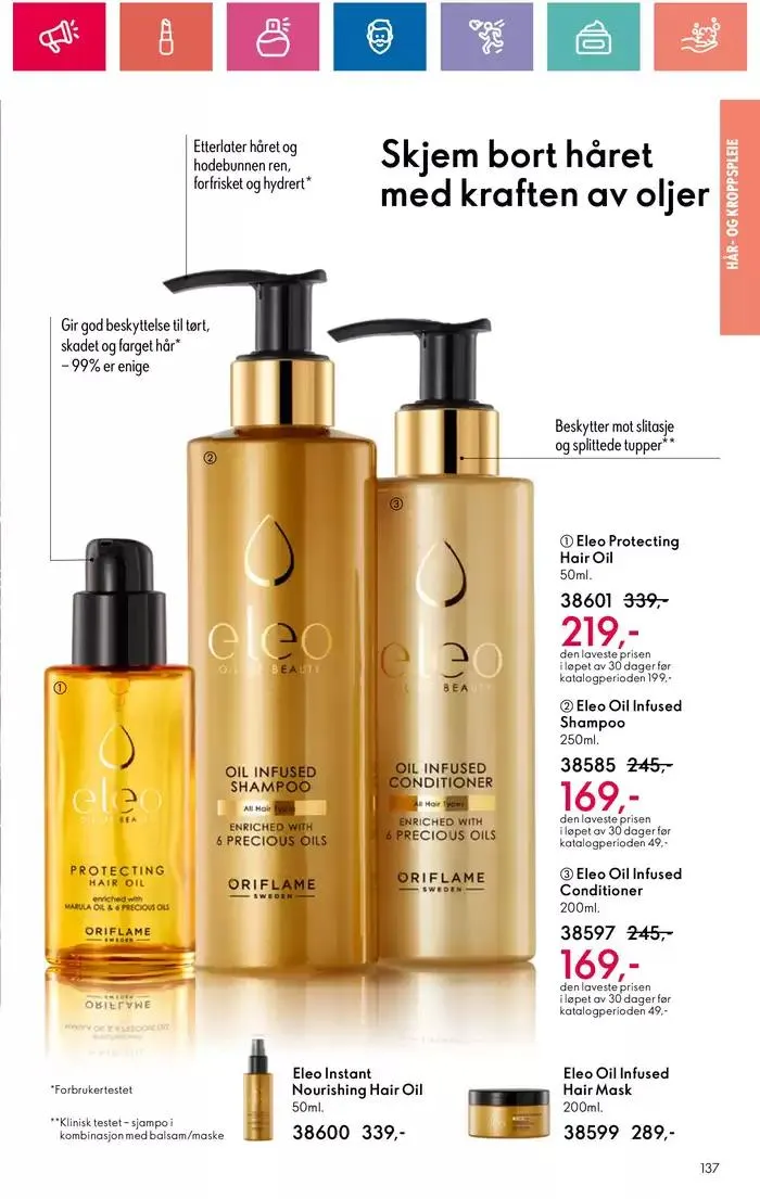 ORIFLAME Kundeavis fra 26. oktober til 9. november 2024 - kundeavisside 137