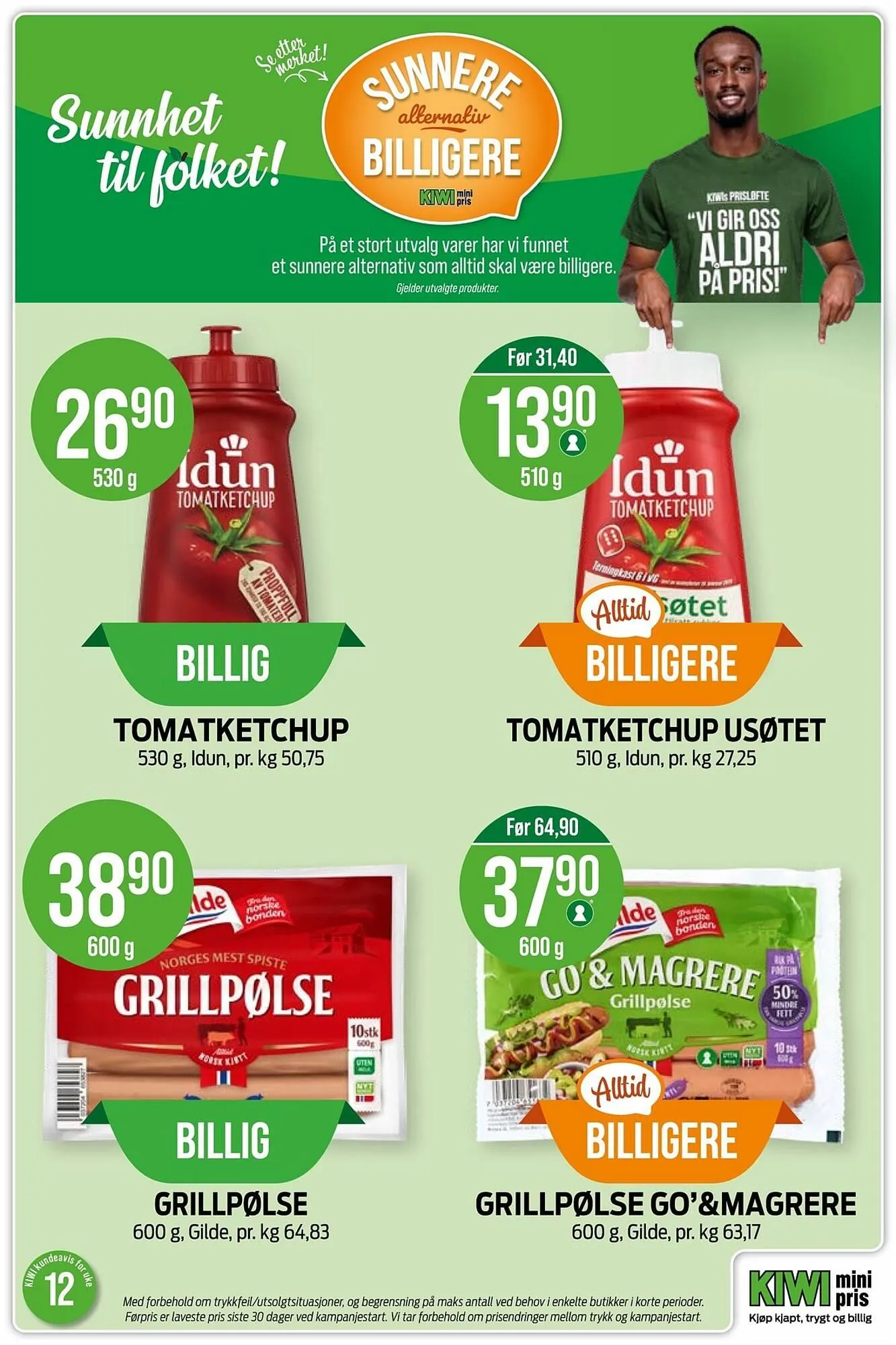 Kiwi kundeavis fra 16. mars til 22. mars 2026 - kundeavisside 22