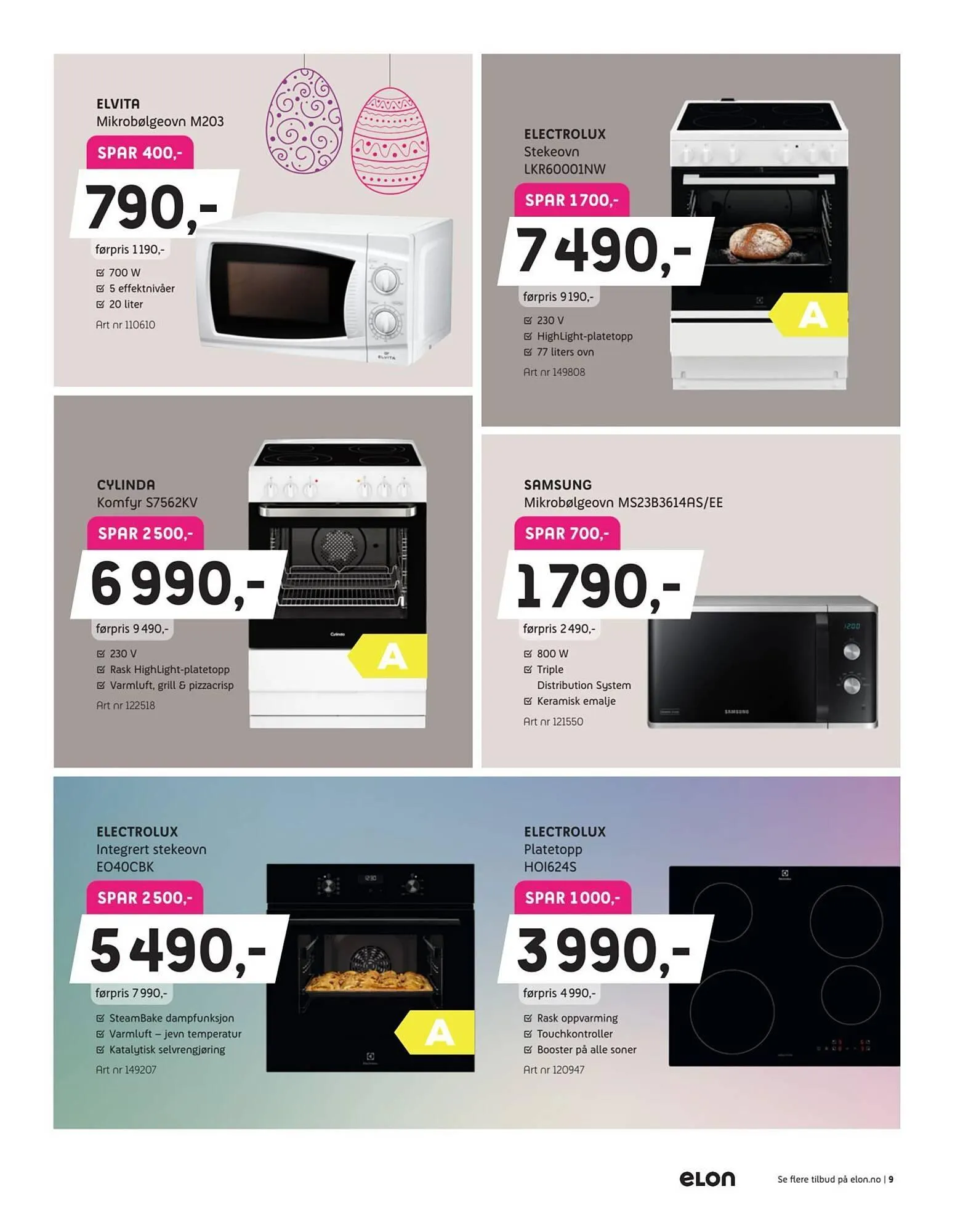 ELON kundeavis fra 23. mars til 12. april 2026 - kundeavisside 9