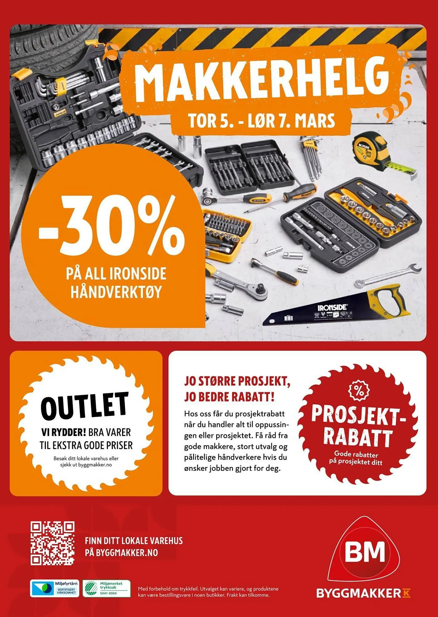 Byggmakker kundeavis fra 1. mars til 22. mars 2026 - kundeavisside 8