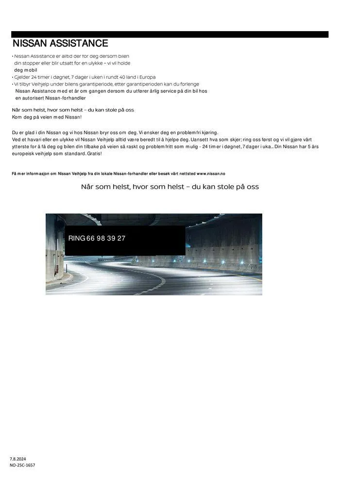 Nissan ARIYA fra 8. august til 8. august 2025 - kundeavisside 12