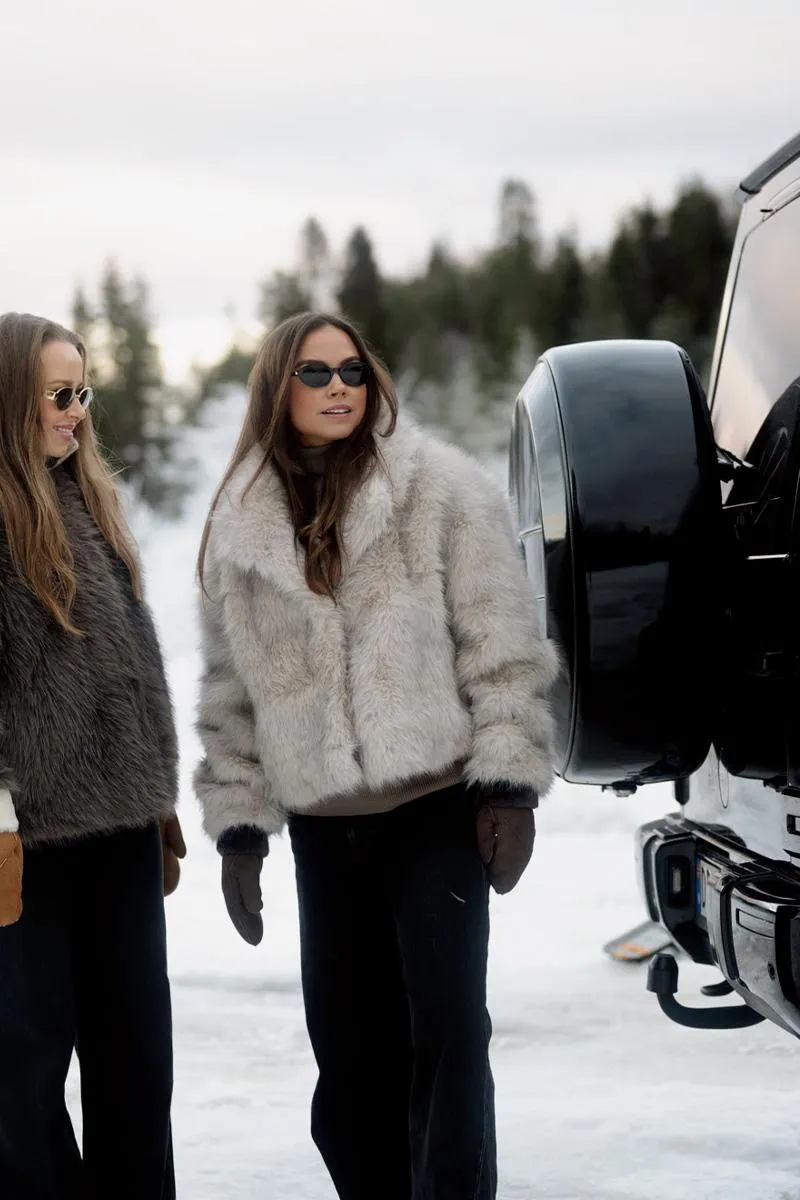 CM Plushy Jacket Peyote Melange