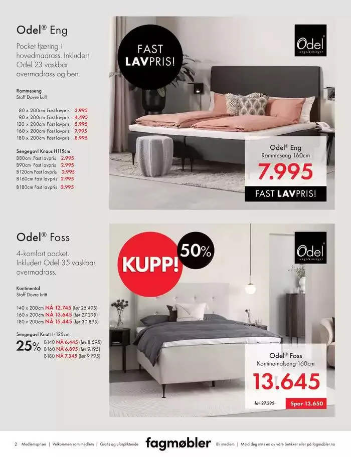 Fagmøbler Kundeavis fra 1. februar til 15. februar 2025 - kundeavisside 2