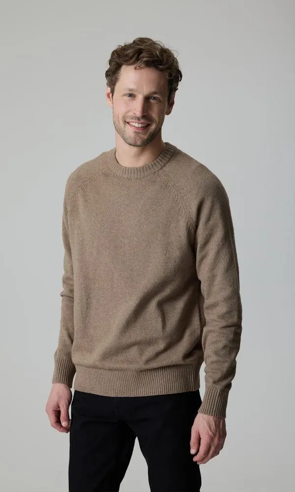 Strikket genser i ullblanding