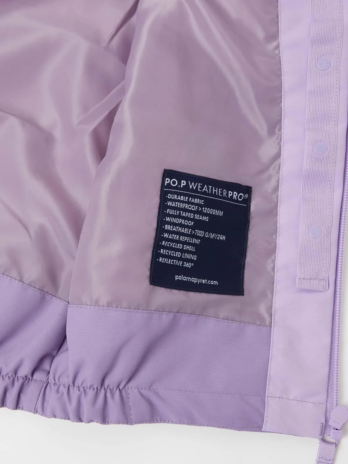 Vanntett skalljakke Hazy ensfarget