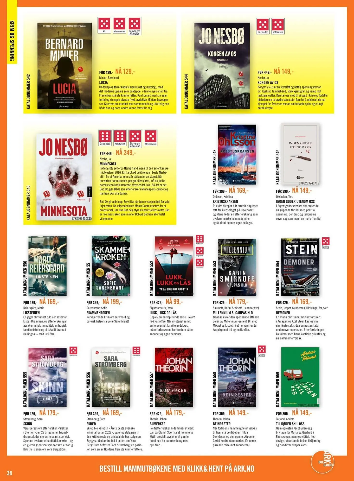 Ark Bokhandel kundeavis fra 16. februar til 9. mars 2026 - kundeavisside 38