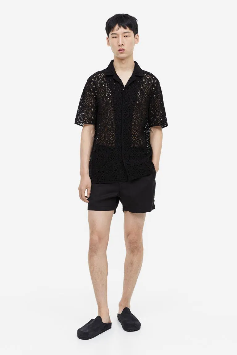 Lyocell-skjorte Regular fit