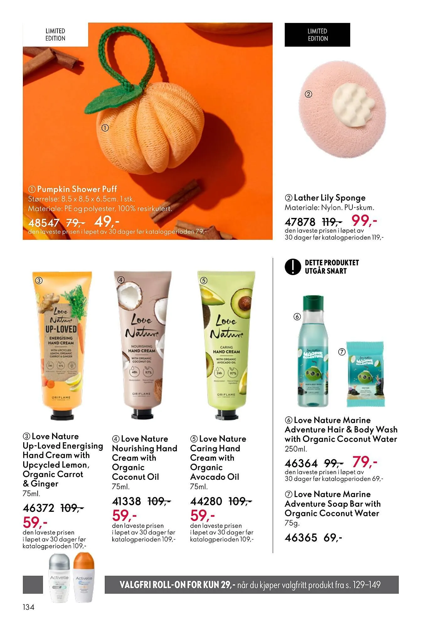 Oriflame katalog fra 11. mars til 31. mars 2026 - kundeavisside 134