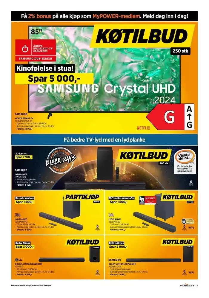 POWER Kundeavis fra 29. november til 13. desember 2024 - kundeavisside 7