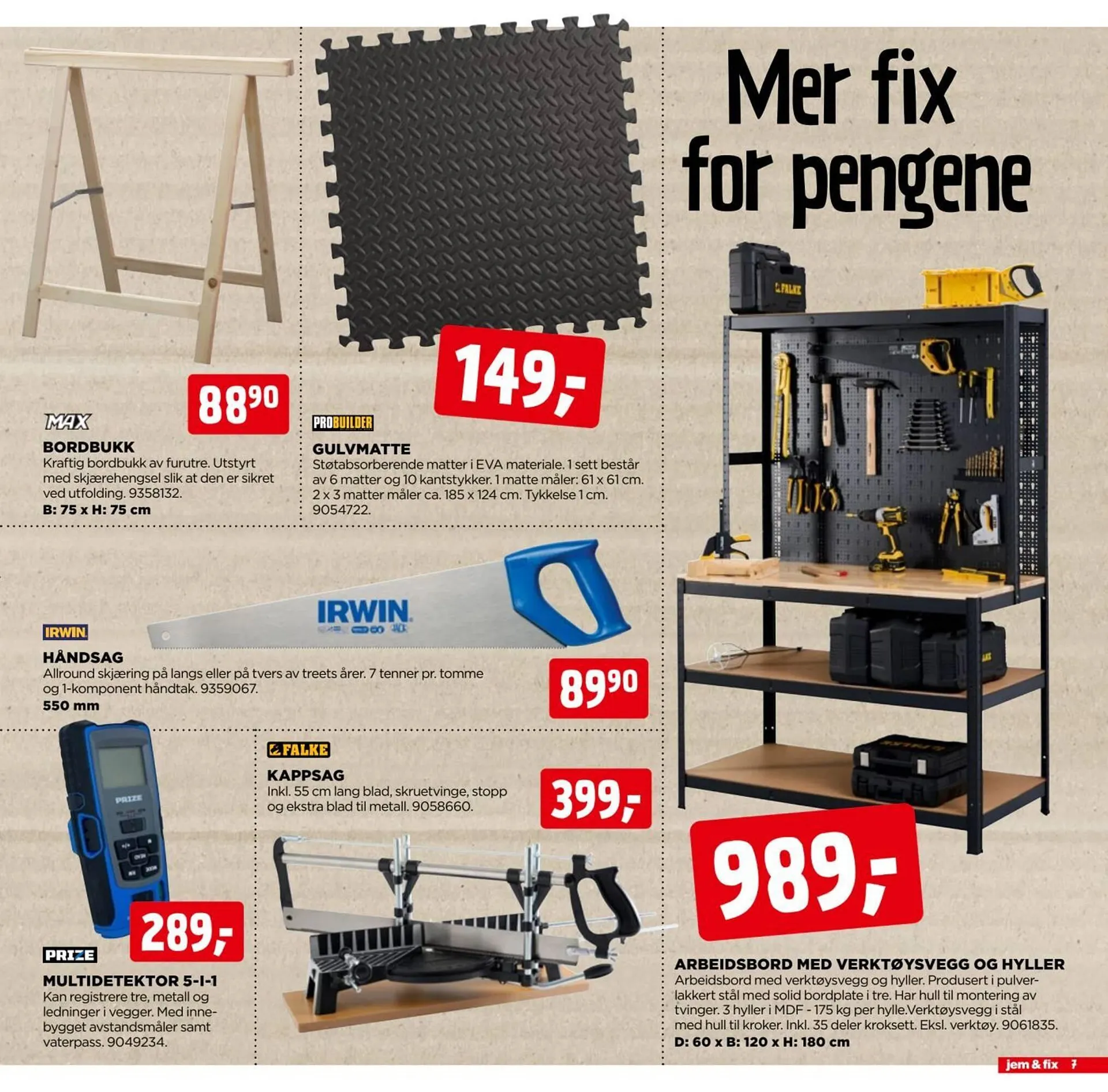 Jem & fix kundeavis fra 11. januar til 25. januar 2026 - kundeavisside 7