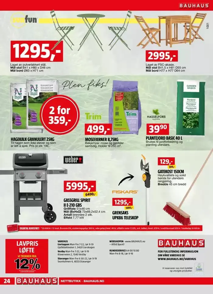 Baderomsdager fra 4. mars til 16. mars 2025 - kundeavisside 24