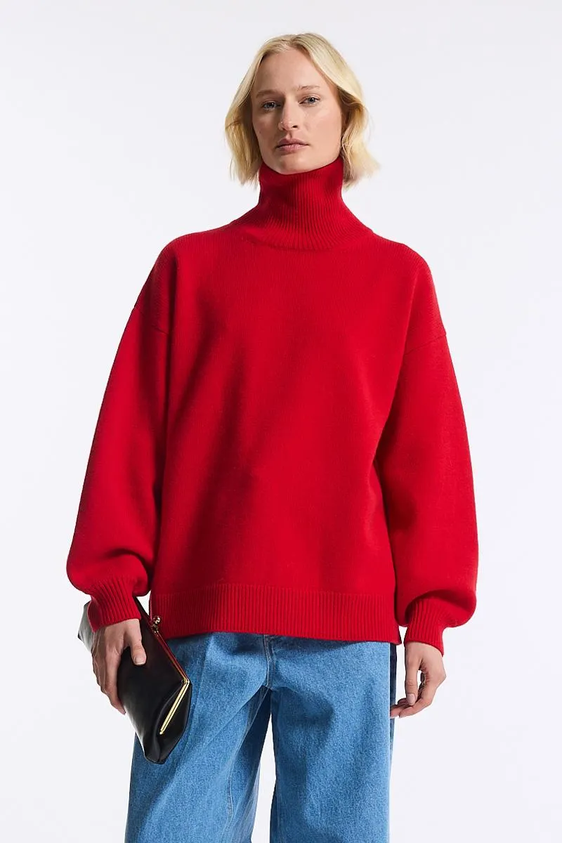 Gini Sweater True Red