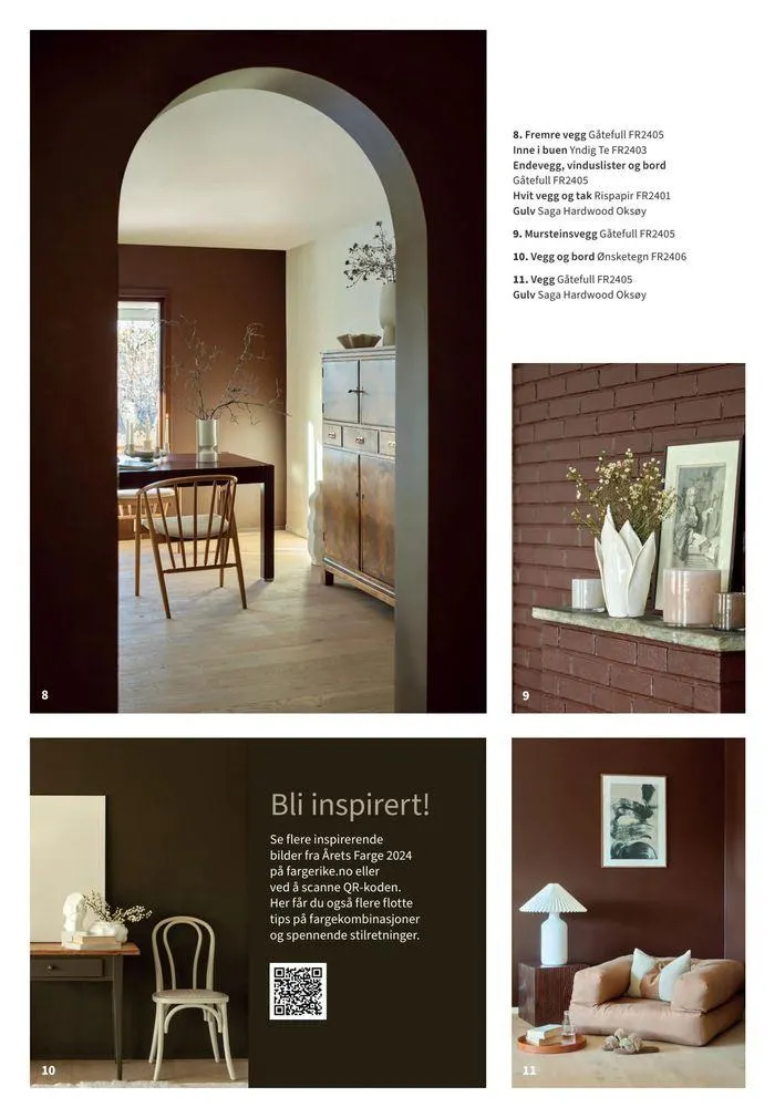 Fargekart Årets Farge 2024 fra 22. august til 27. desember 2024 - kundeavisside 6
