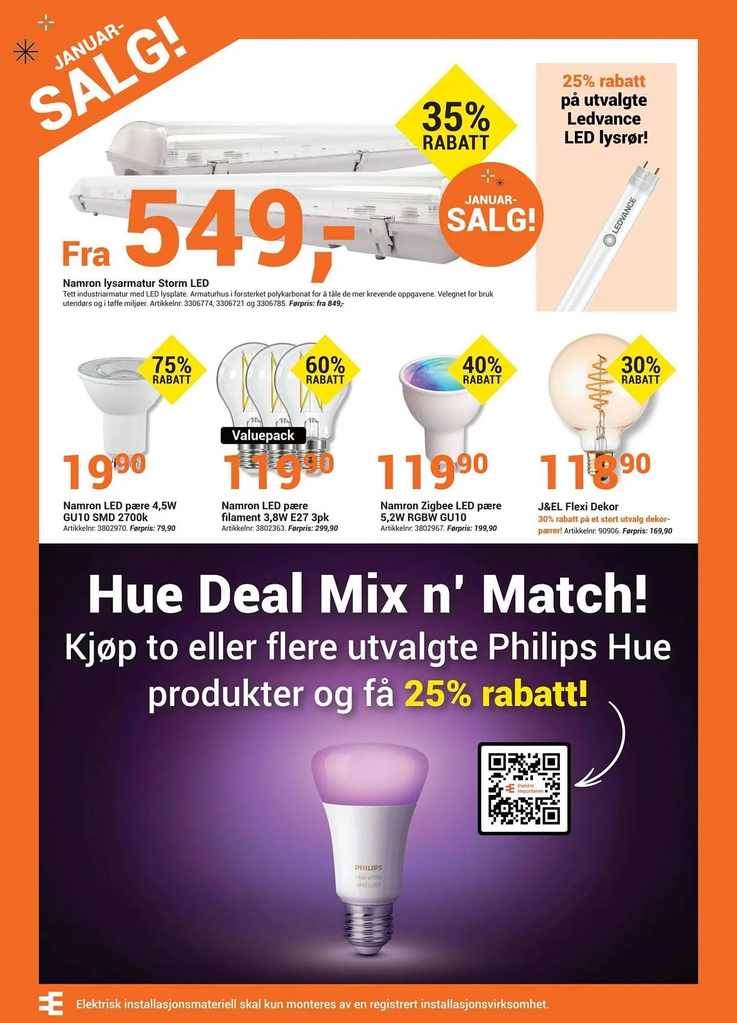 Elektroimportøren kundeavis fra 1. januar til 19. januar 2026 - kundeavisside 4