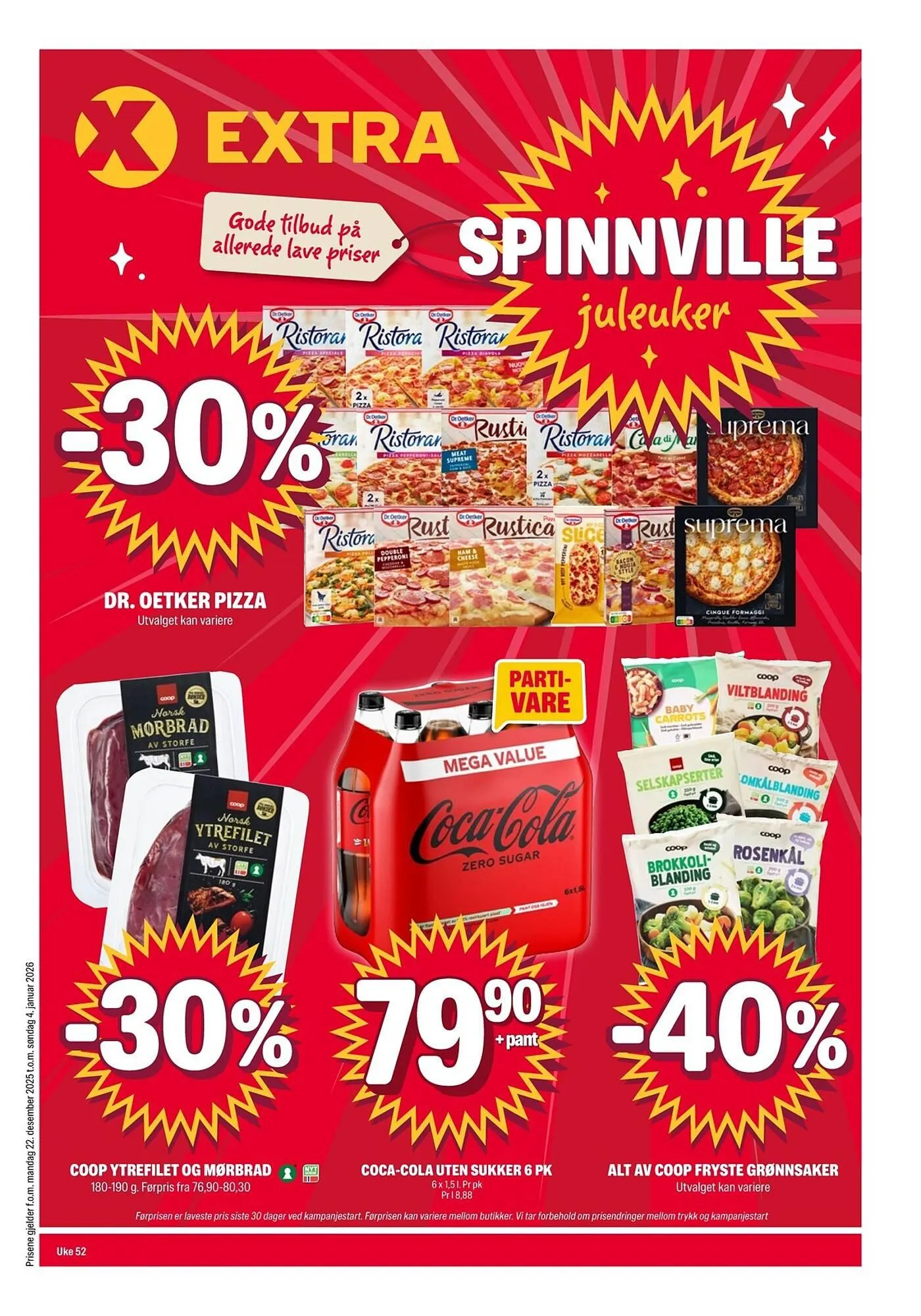 Coop Extra kundeavis fra 22. desember til 4. januar 2026 - kundeavisside 2
