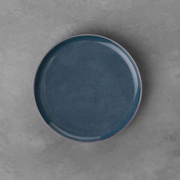 Crafted Denim breakfast plate, ⌀21 cm, blue