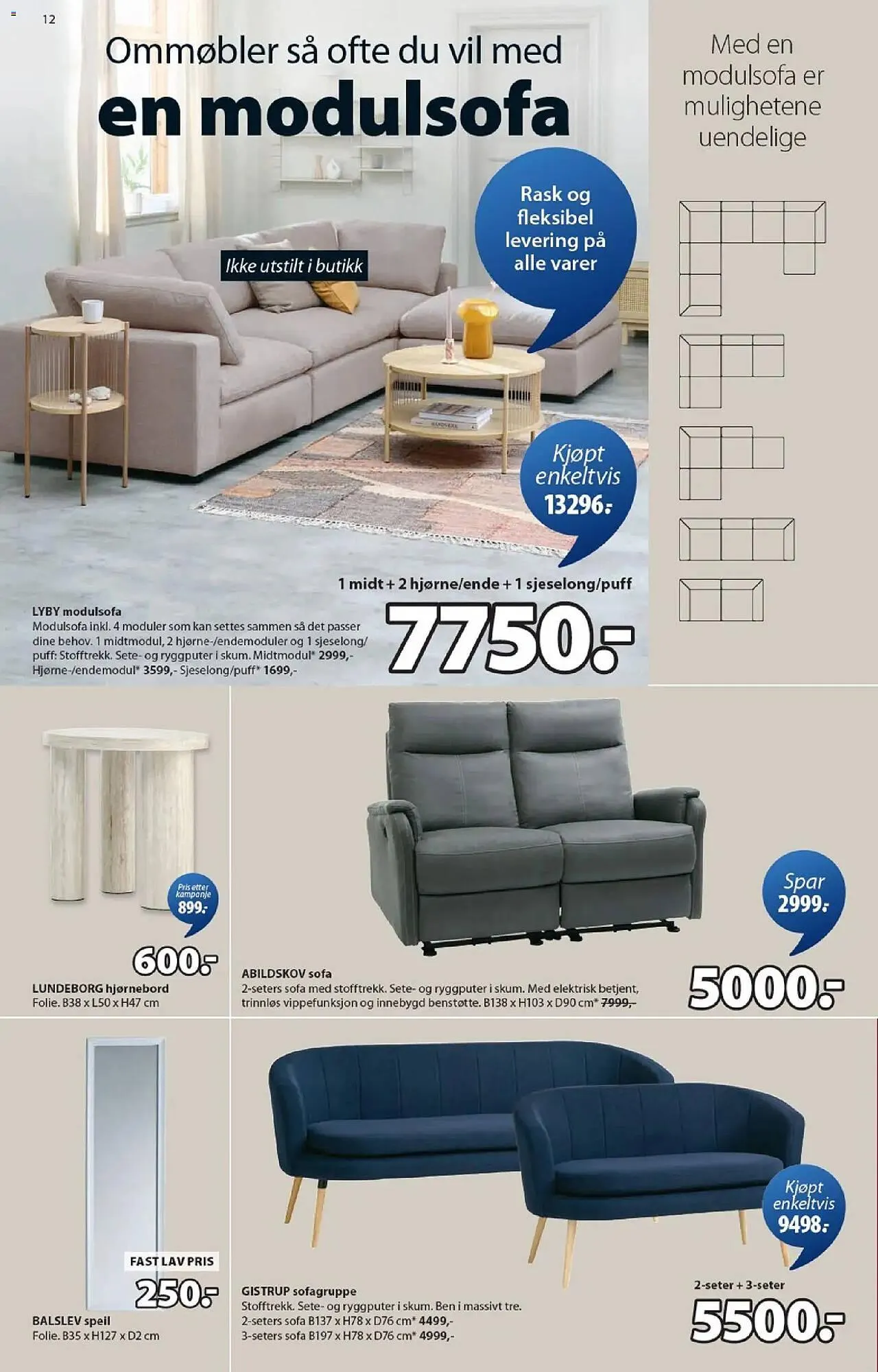 JYSK kundeavis fra 3. november til 15. november 2025 - kundeavisside 12