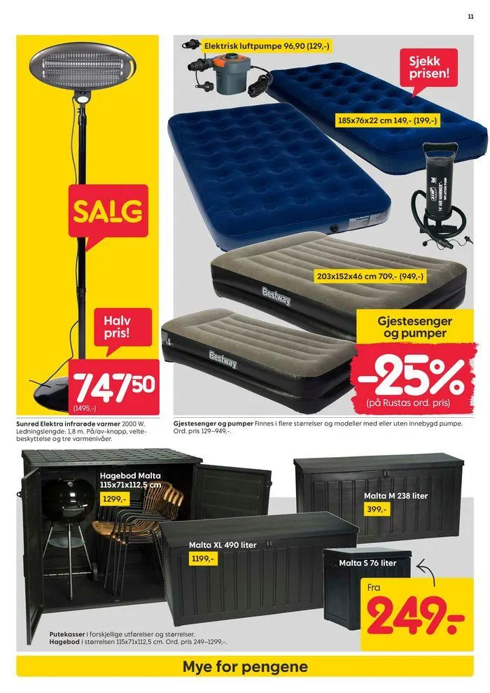 Rusta Salg fra 24. juni til 8. juli 2024 - kundeavisside 11