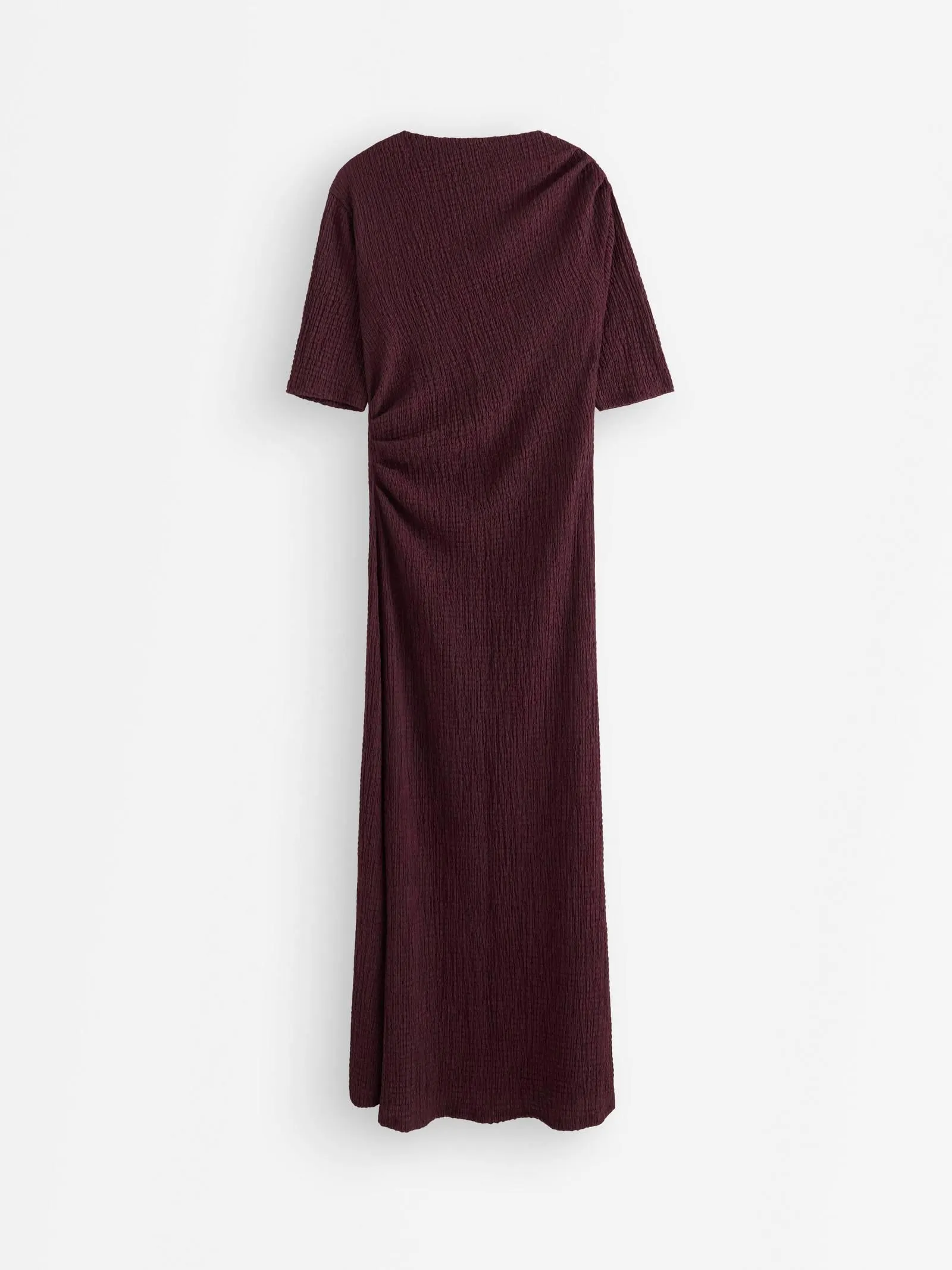 Jersey kjole med rynke