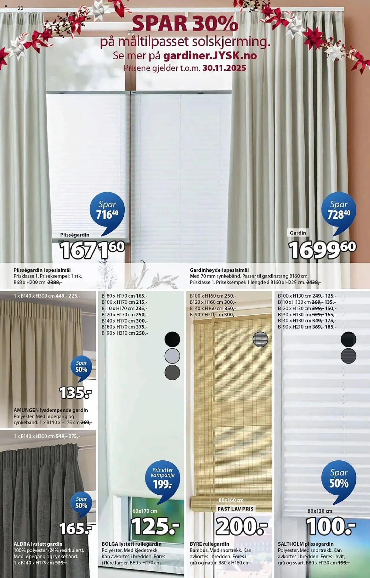 JYSK kundeavis fra 3. november til 15. november 2025 - kundeavisside 22