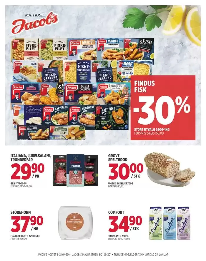 Jacobs Kundeavis fra 23. januar til 6. februar 2025 - kundeavisside 2