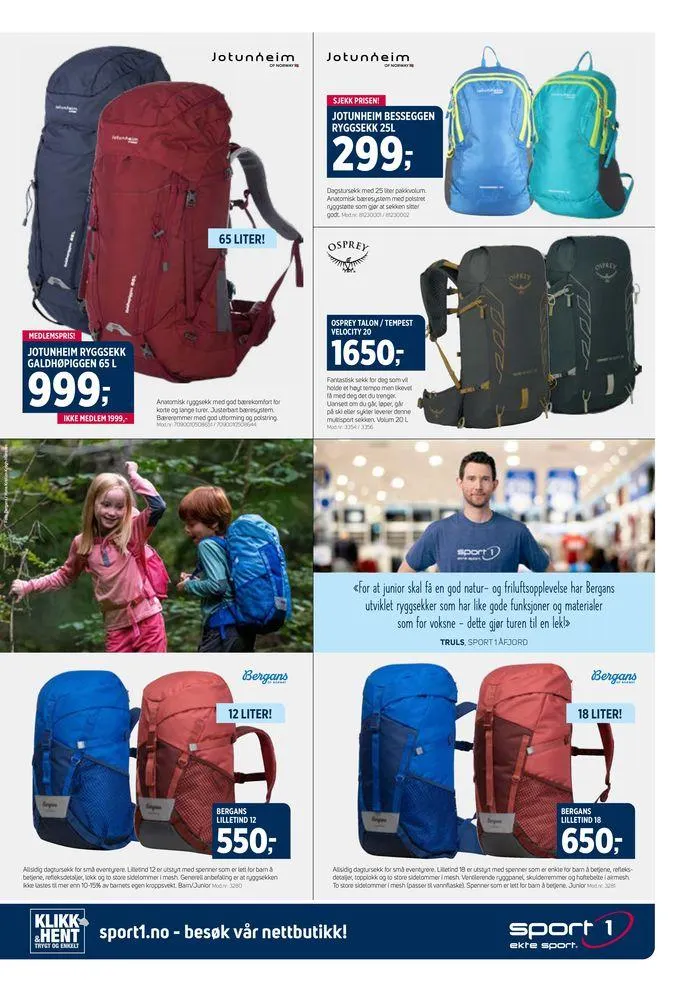 Sport 1 Ekte Sport fra 22. august til 1. september 2024 - kundeavisside 21