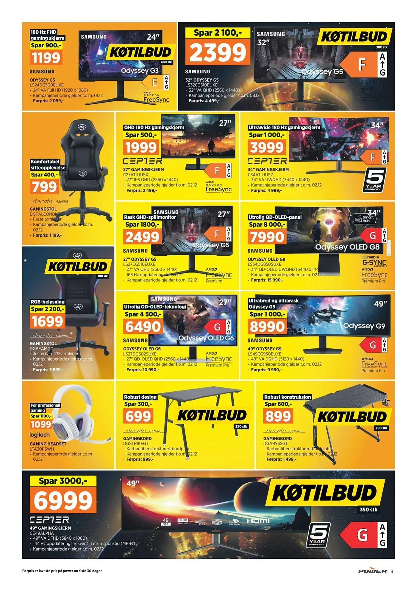 POWER Kundeavis fra 21. november til 2. desember 2024 - kundeavisside 31