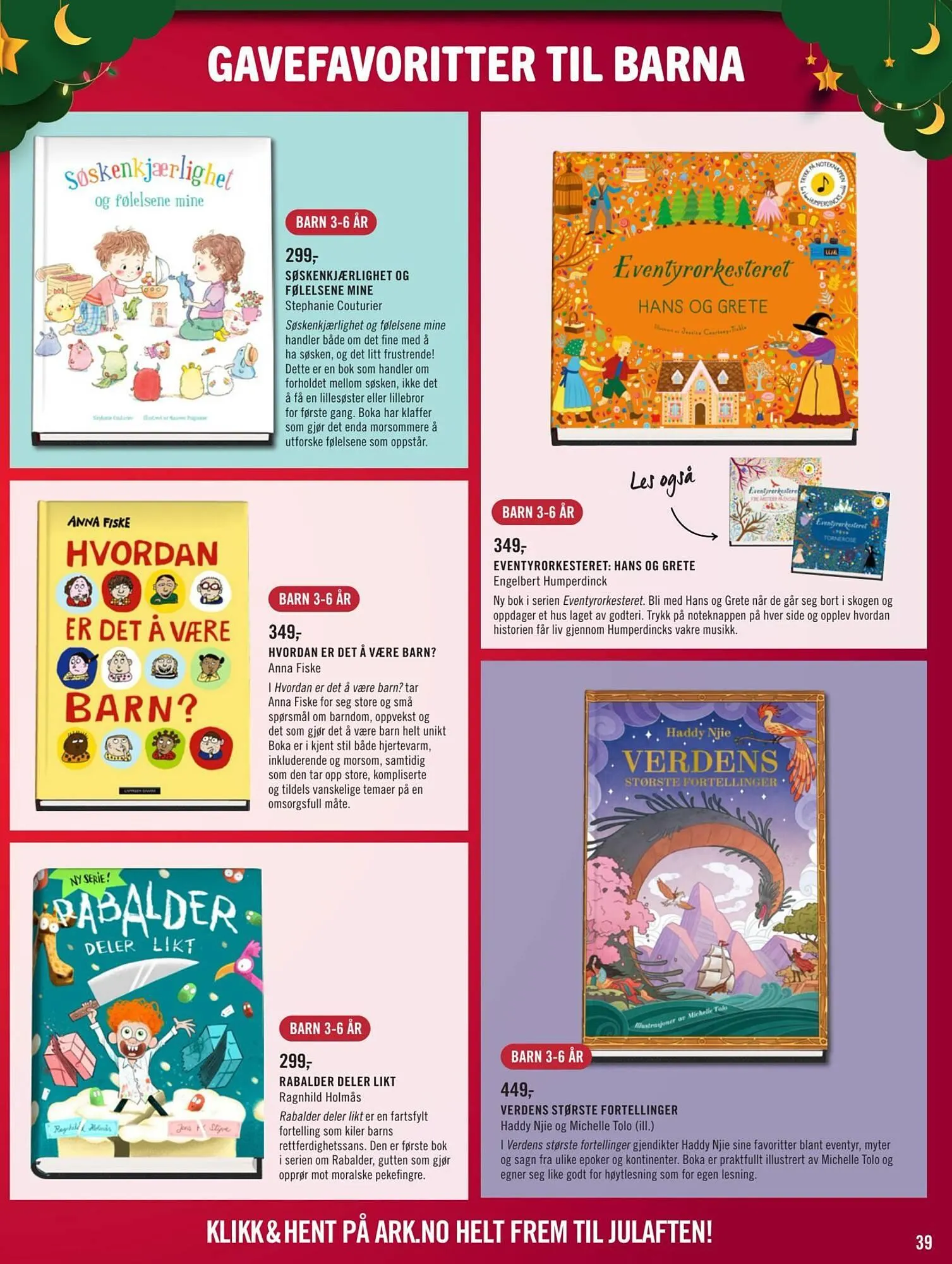 Ark Bokhandel kundeavis fra 1. desember til 25. desember 2025 - kundeavisside 39
