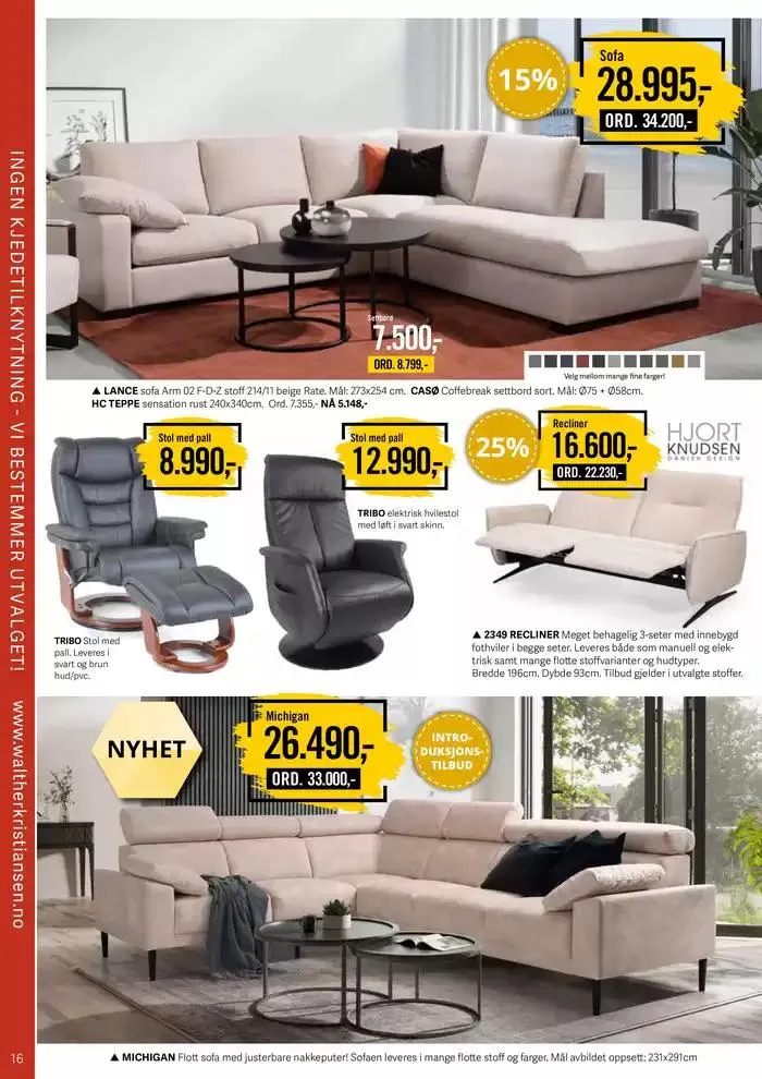 Gratis frakt og montering fra 28. februar til 14. mars 2025 - kundeavisside 16