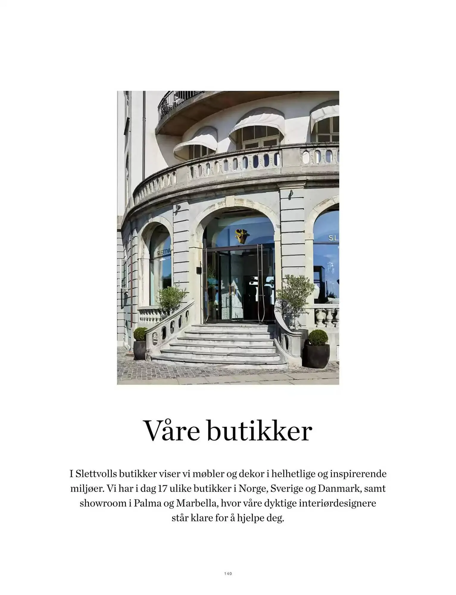 Slettvoll Kundeavis fra 27. november til 31. mars 2025 - kundeavisside 140