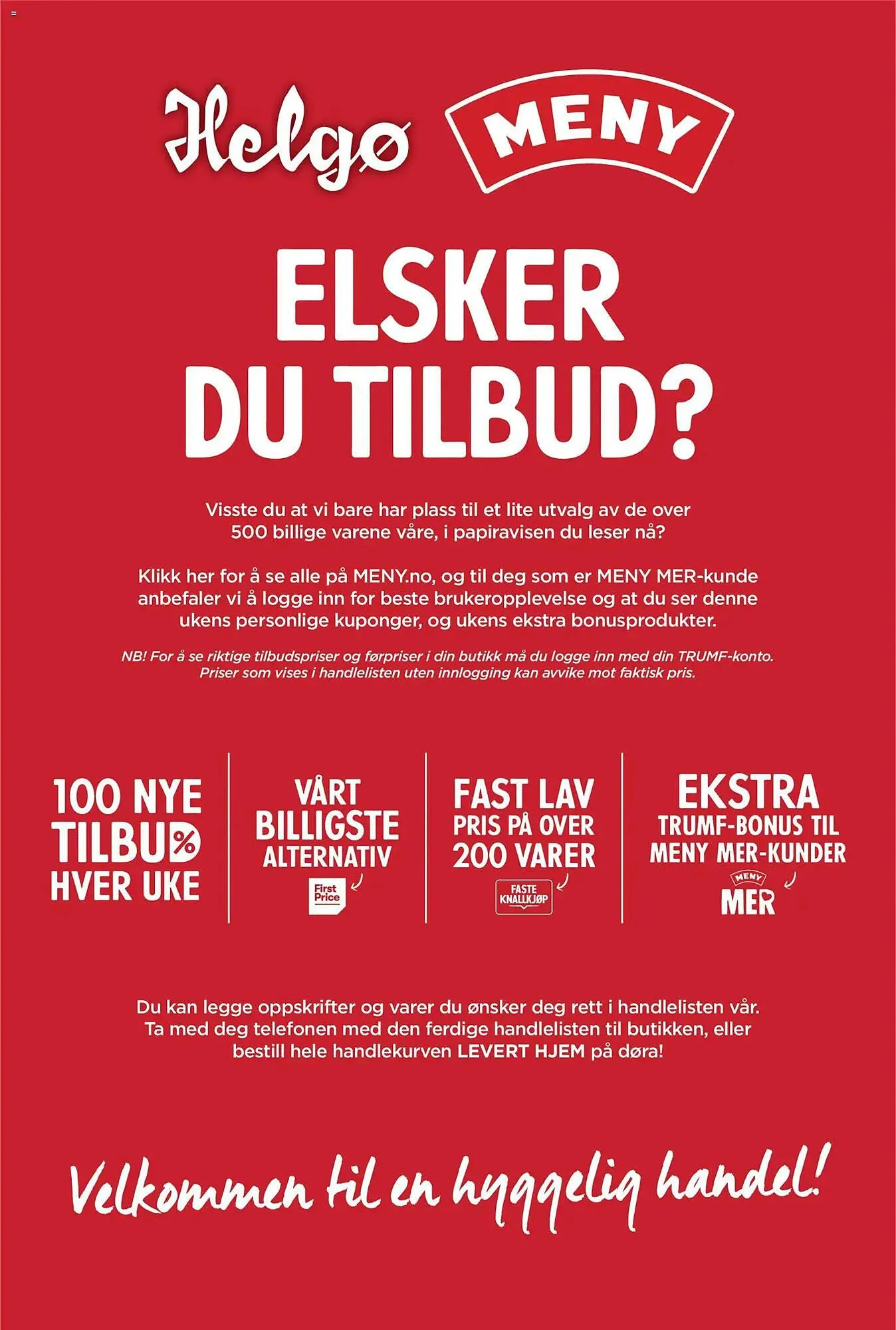 Meny kundeavis fra 16. mars til 21. mars 2026 - kundeavisside 2