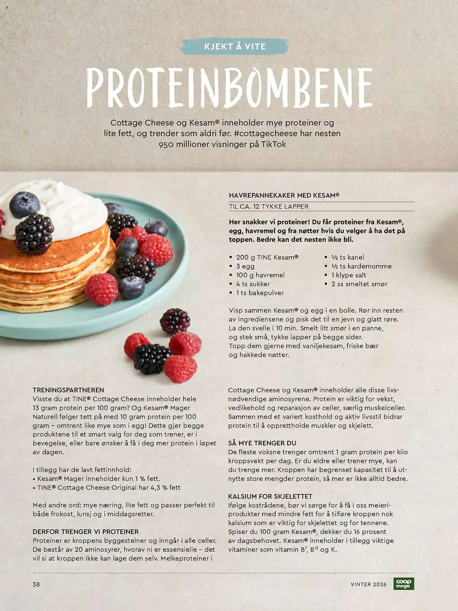 Coop Mega kundeavis fra 7. januar til 6. mars 2026 - kundeavisside 38