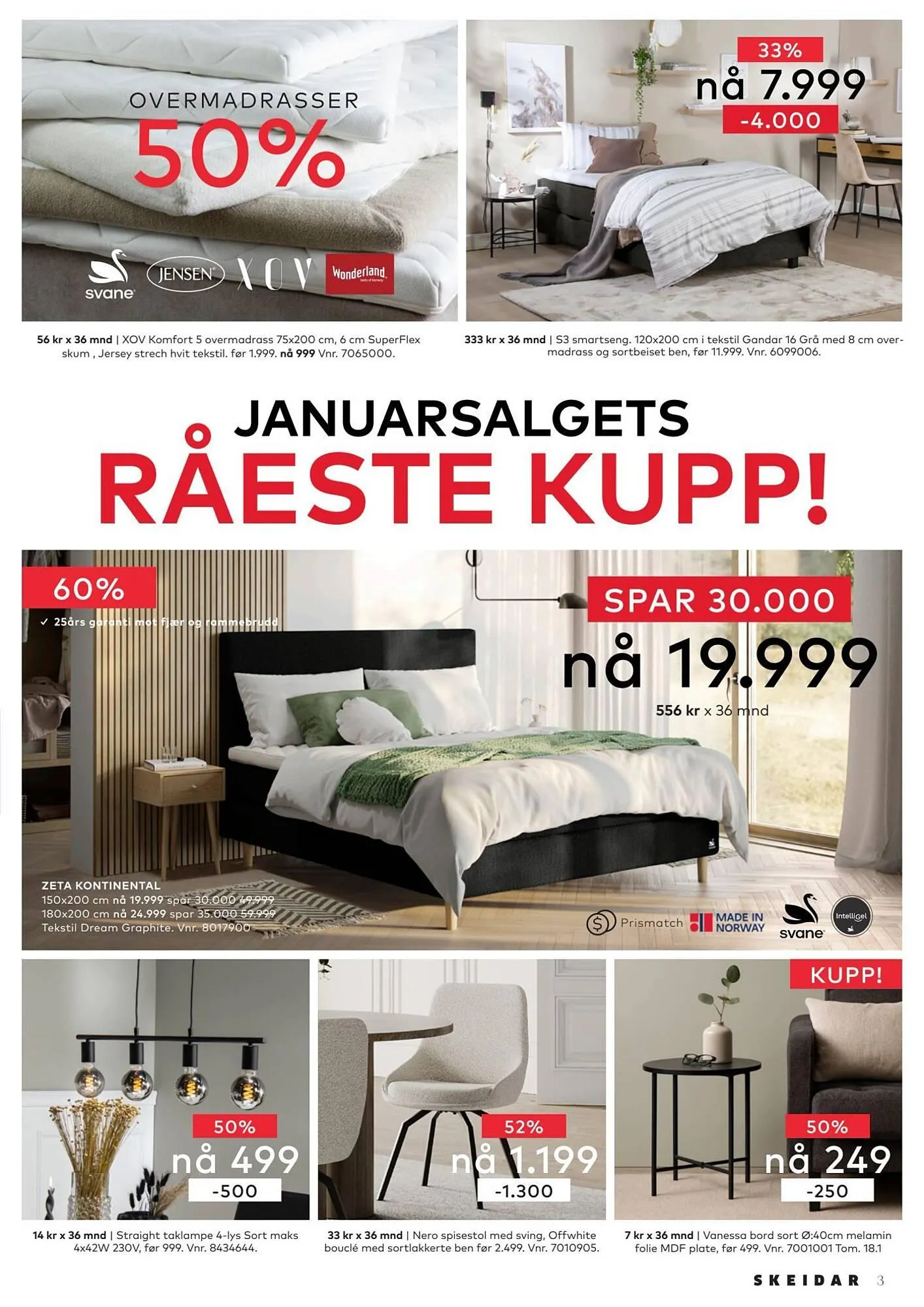 Skeidar kundeavis fra 5. januar til 12. januar 2026 - kundeavisside 3