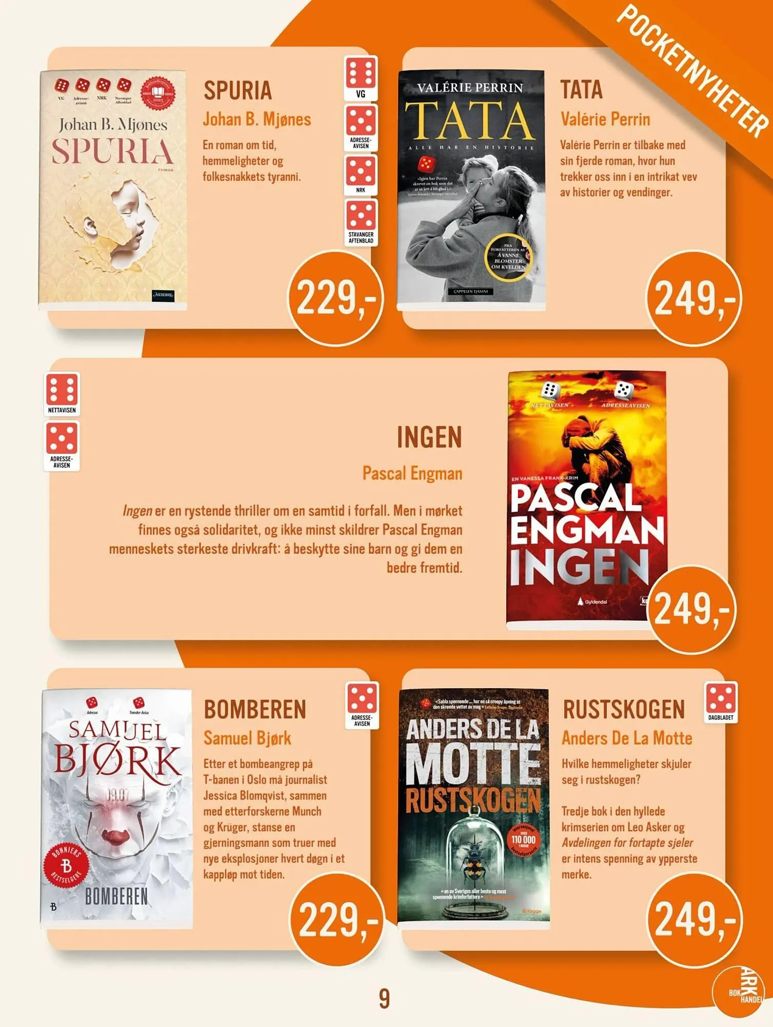 Ark Bokhandel kundeavis fra 4. januar til 1. februar 2026 - kundeavisside 9