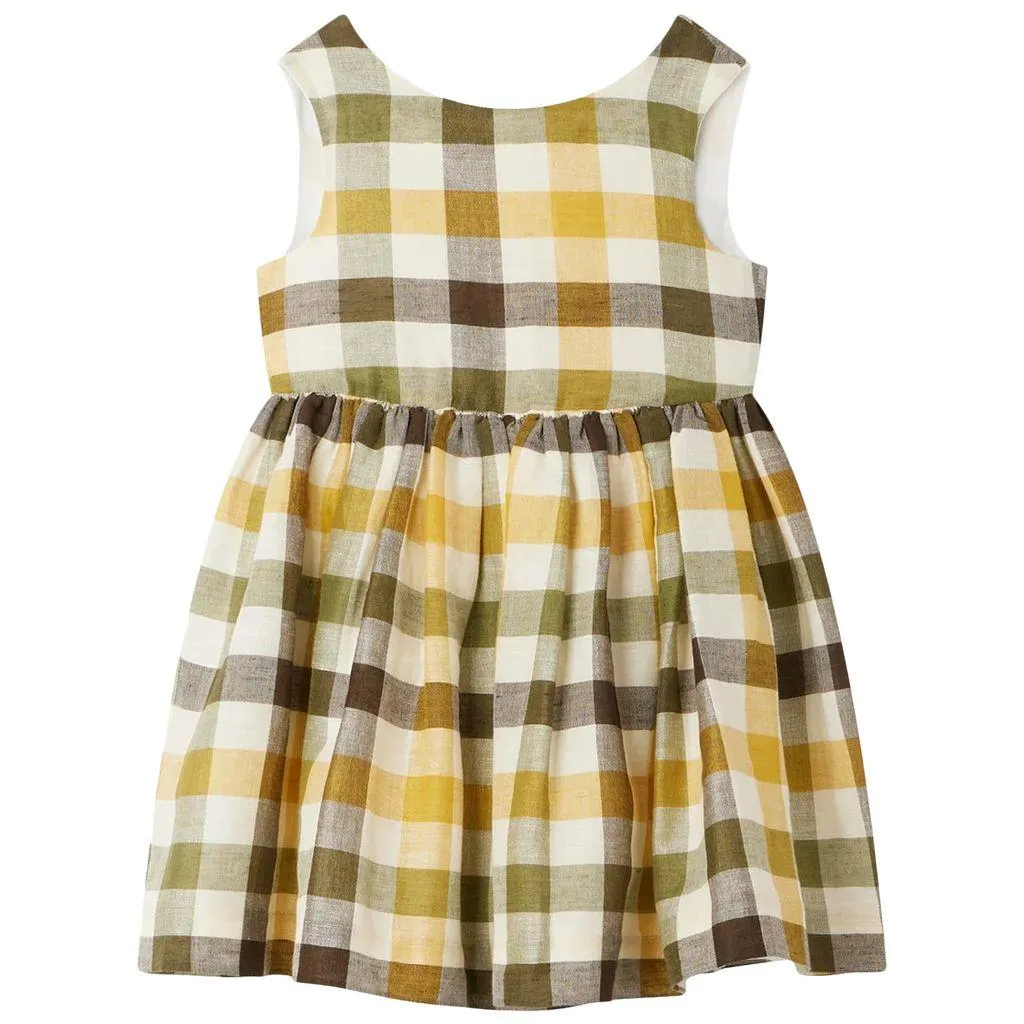 Alise Rutete Kjole Lysegrønn