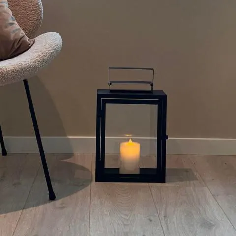 Trondheim lykt Sort 35cm